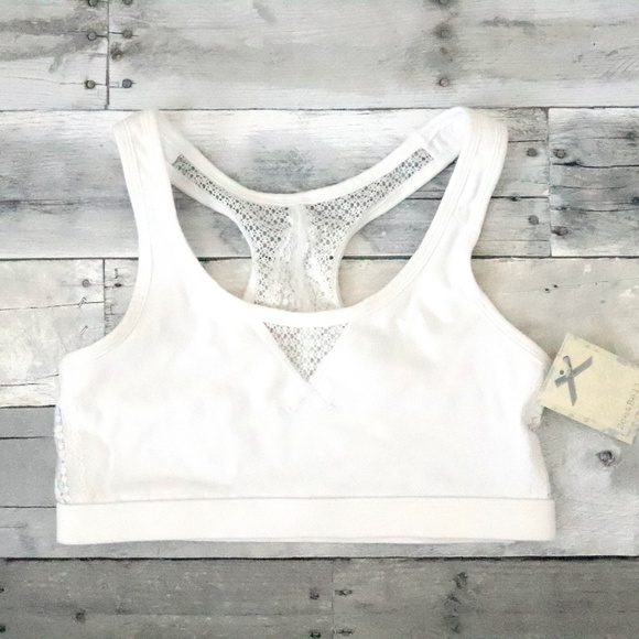 Zoe & Bella Other - Size S Zoe & Bella White Lace Back Bralette